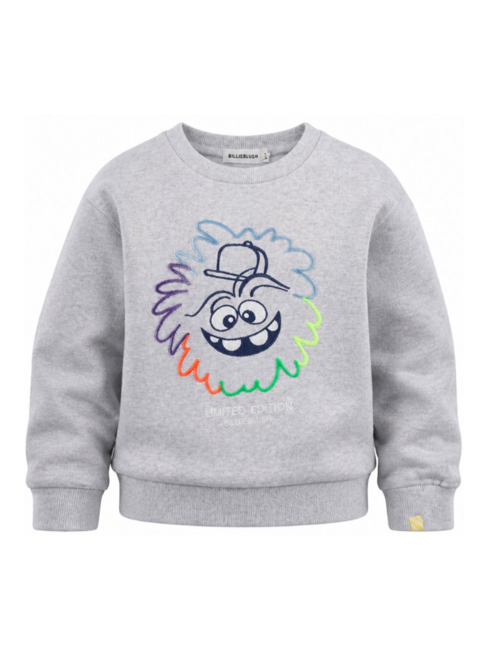 Felpa per bambino Billieblush Kids grigia con stampa grafica sul davanti U22310 A32 BILLIEBLUSH KIDS