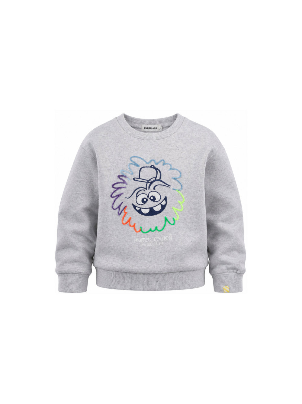 Felpa per bambino Billieblush Kids grigia con stampa grafica sul davanti U22310 A32 BILLIEBLUSH KIDS