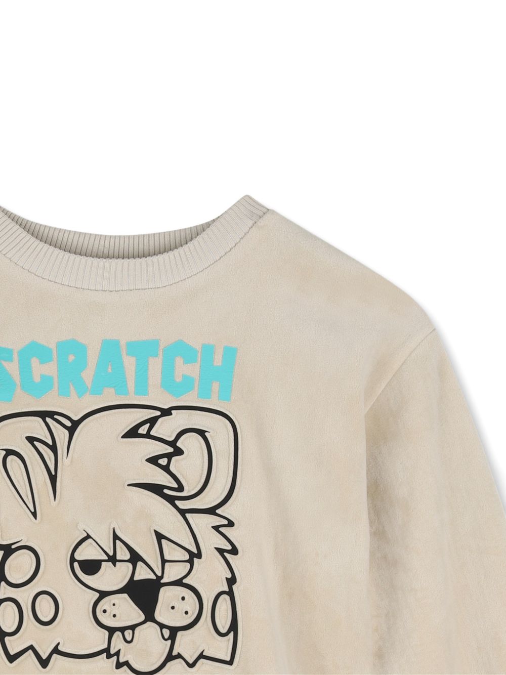 Felpa per bambino Billieblush Kids beige con stampa grafica U22311 23E BILLIEBLUSH KIDS