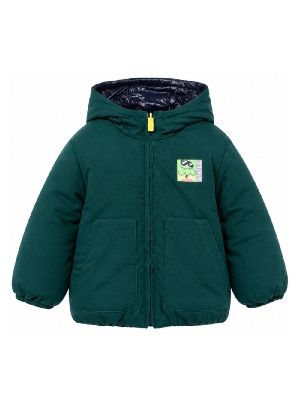 Giubbino per bambino Billieblush Kids verde con chiusura con zip sul davanti U22339 68R BILLIEBLUSH KIDS