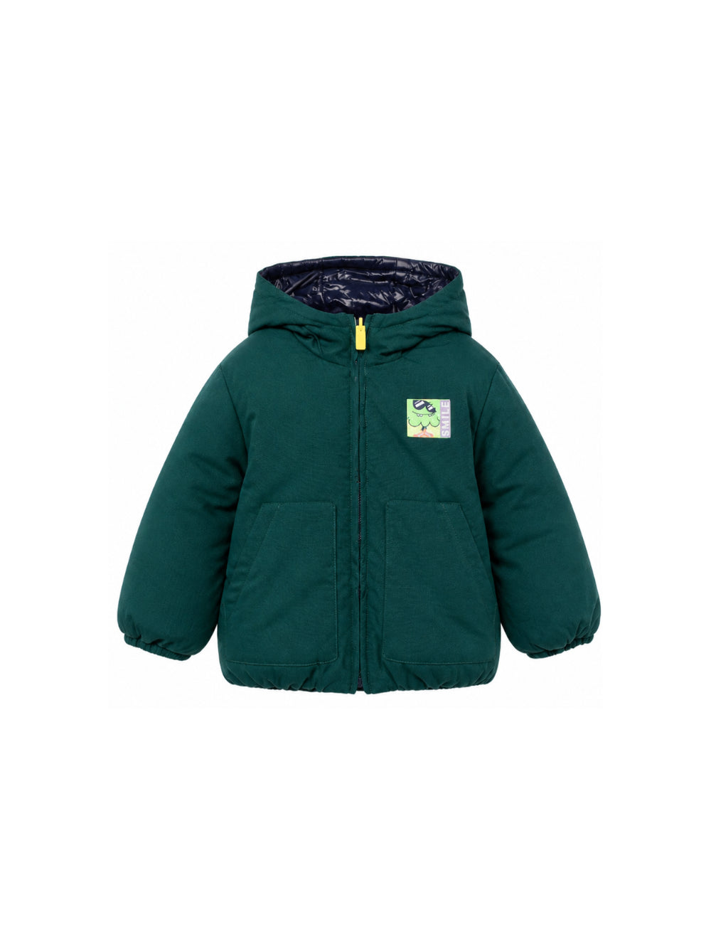 Giubbino per bambino Billieblush Kids verde con chiusura con zip sul davanti U22339 68R BILLIEBLUSH KIDS