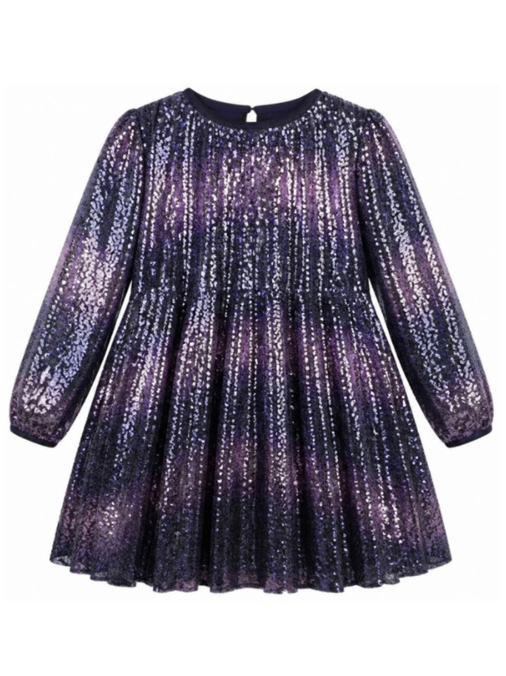 Abito per bambina Billieblush Kids viola con decorazione con paillettes U22341 85T BILLIEBLUSH KIDS