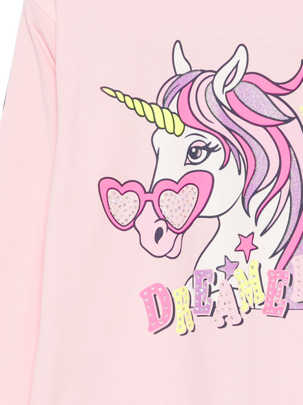 T-shirt per bambina Billieblush Kids rosa con stampa grafica unicorno U22384 467 BILLIEBLUSH KIDS