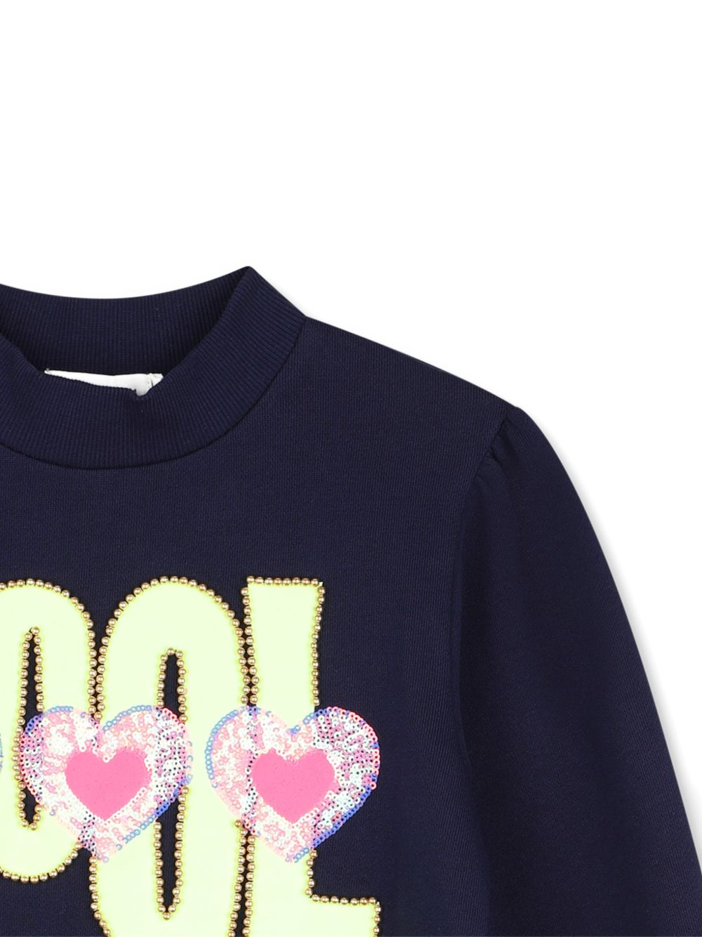 Felpa per bambina Billieblush Kids blu con decorazione con paillettes U22398 85T BILLIEBLUSH KIDS