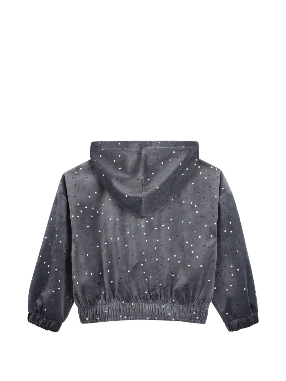 Felpa per bambina Billieblush Kids grigia con paillettes e cappuccio U22407 083 BILLIEBLUSH KIDS