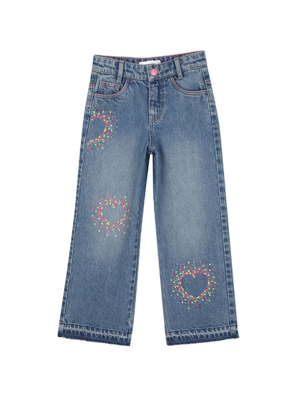 Jeans per bambina Billieblush Kids blu con decorazione con paillettes U22408 Z18 BILLIEBLUSH KIDS