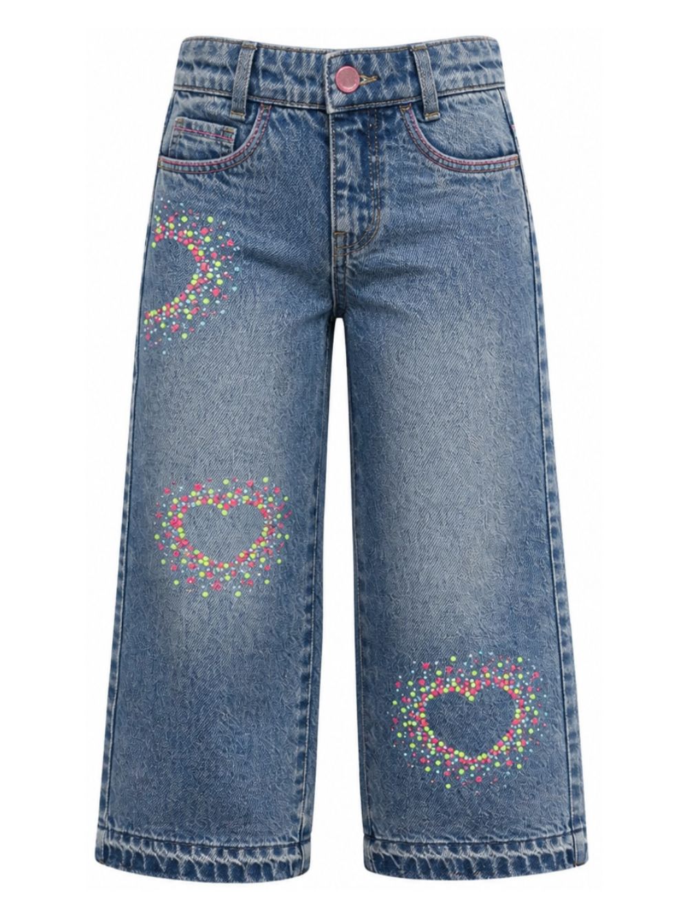 Jeans per bambina Billieblush Kids blu con decorazione con paillettes U22408 Z18 BILLIEBLUSH KIDS