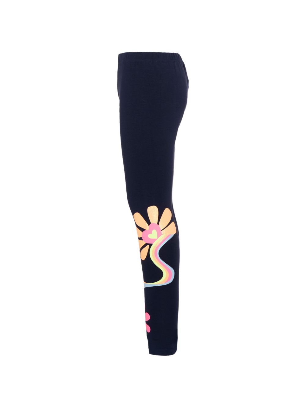 Leggings per bambina Billieblush Kids blu con stampa grafica U22421 85T BILLIEBLUSH KIDS