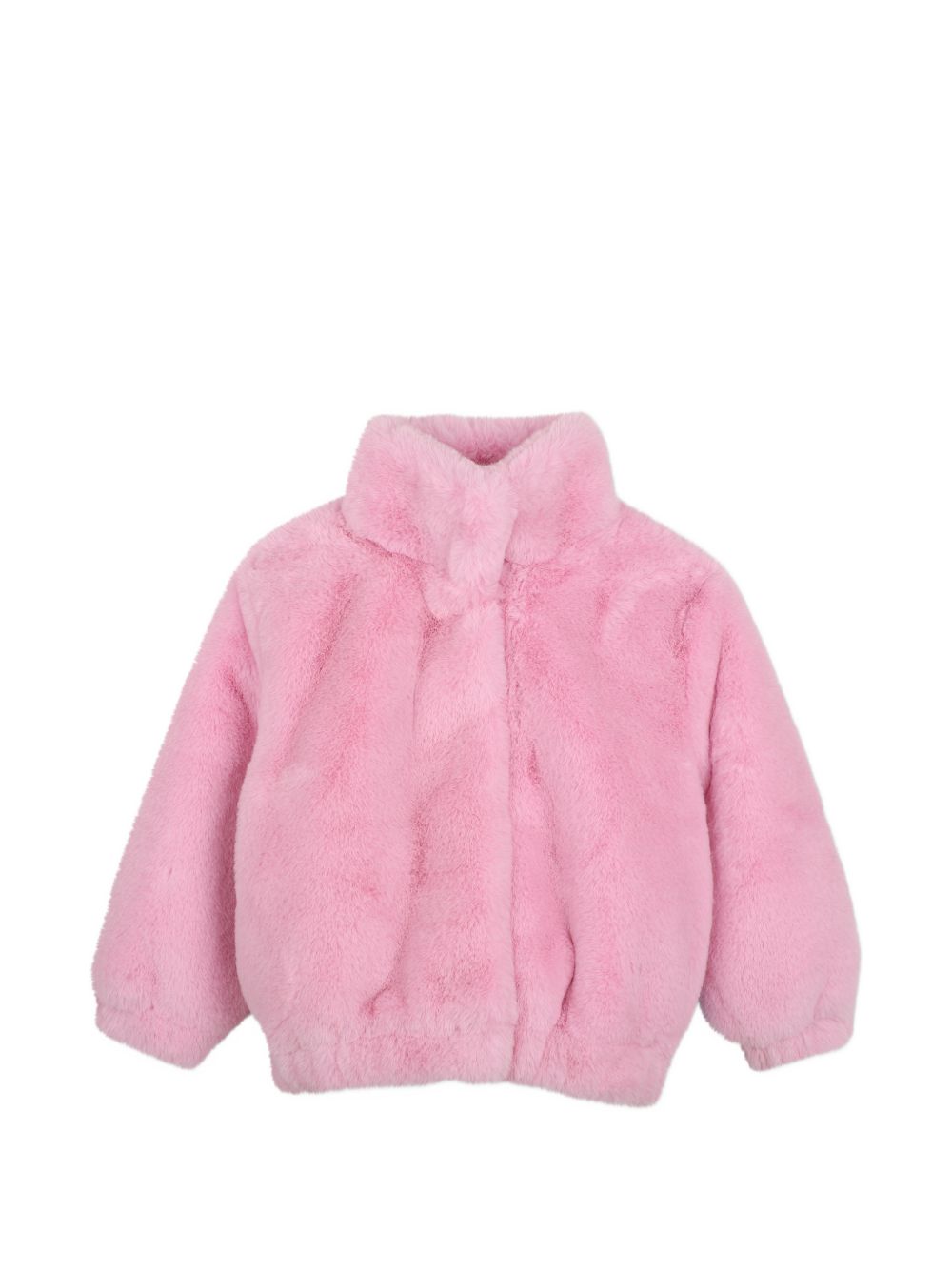 Giubbino per bambina Billieblush Kids rosa in pelliccia sintetica U22448 475 BILLIEBLUSH KIDS
