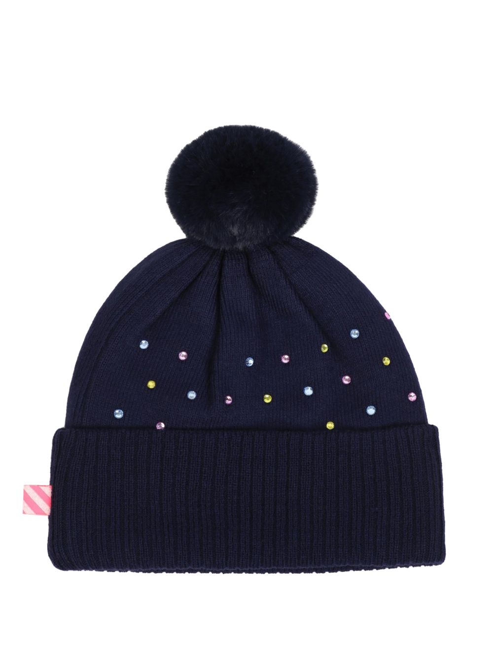 Cappello per bambina Billieblush Kids blu con pompon U22499 85T BILLIEBLUSH KIDS