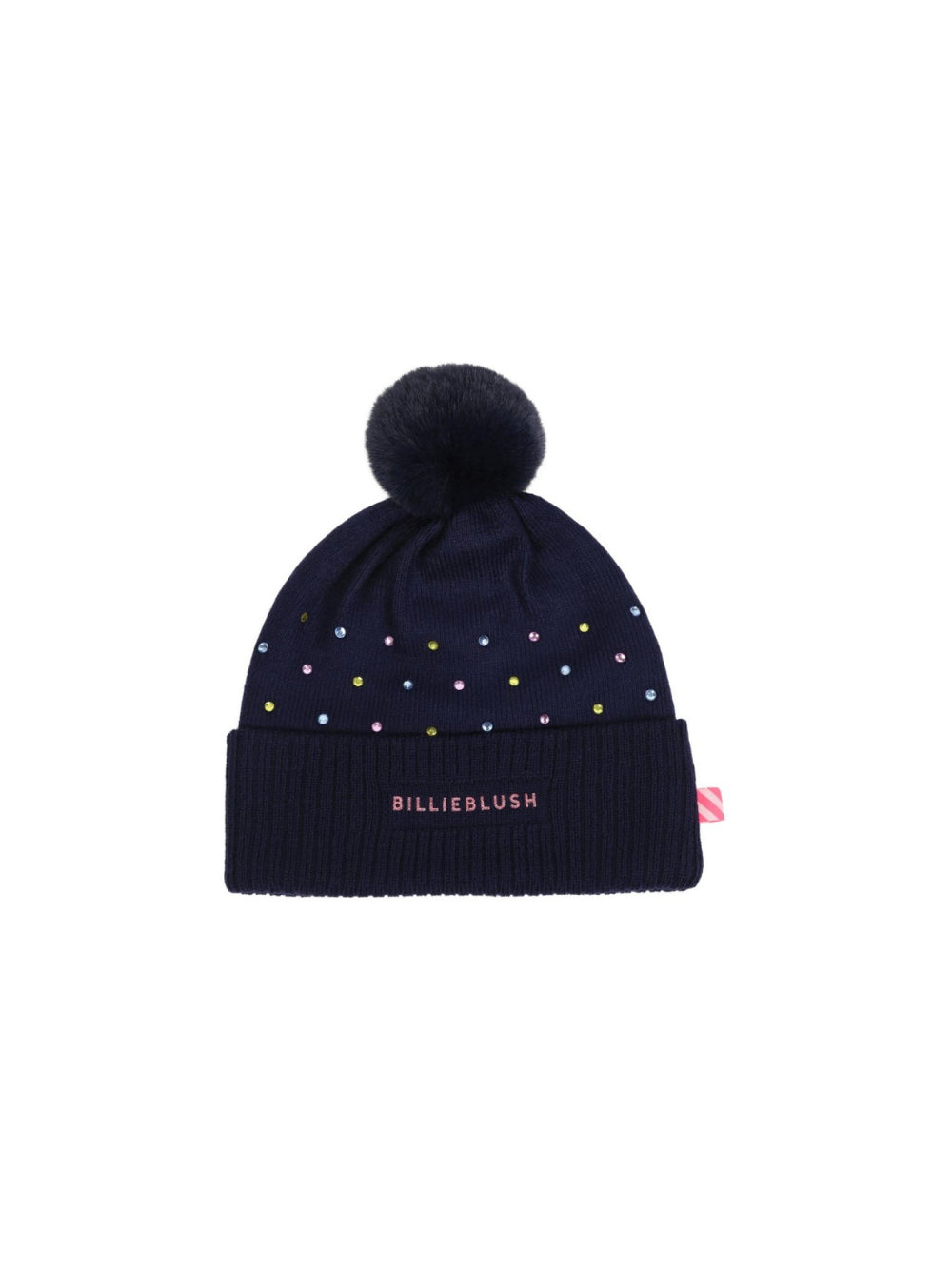 Cappello per bambina Billieblush Kids blu con pompon U22499 85T BILLIEBLUSH KIDS