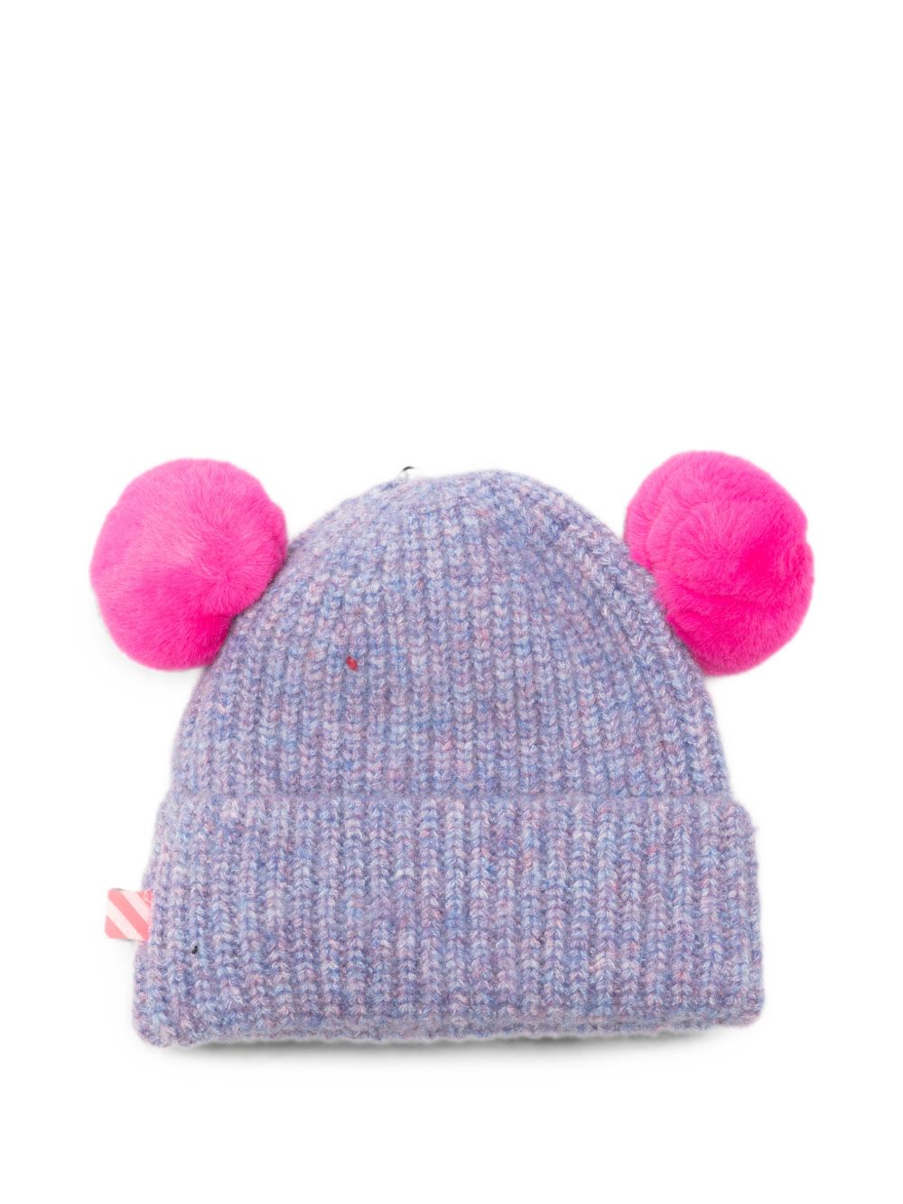 Cappello per bambina Billieblush Kids viola con applicazione pompom U22503 90E BILLIEBLUSH KIDS