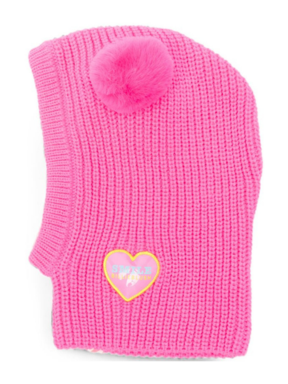 Balaclava per bambina Billieblush Kids rosa con applicazione pompom U22507 47A BILLIEBLUSH KIDS