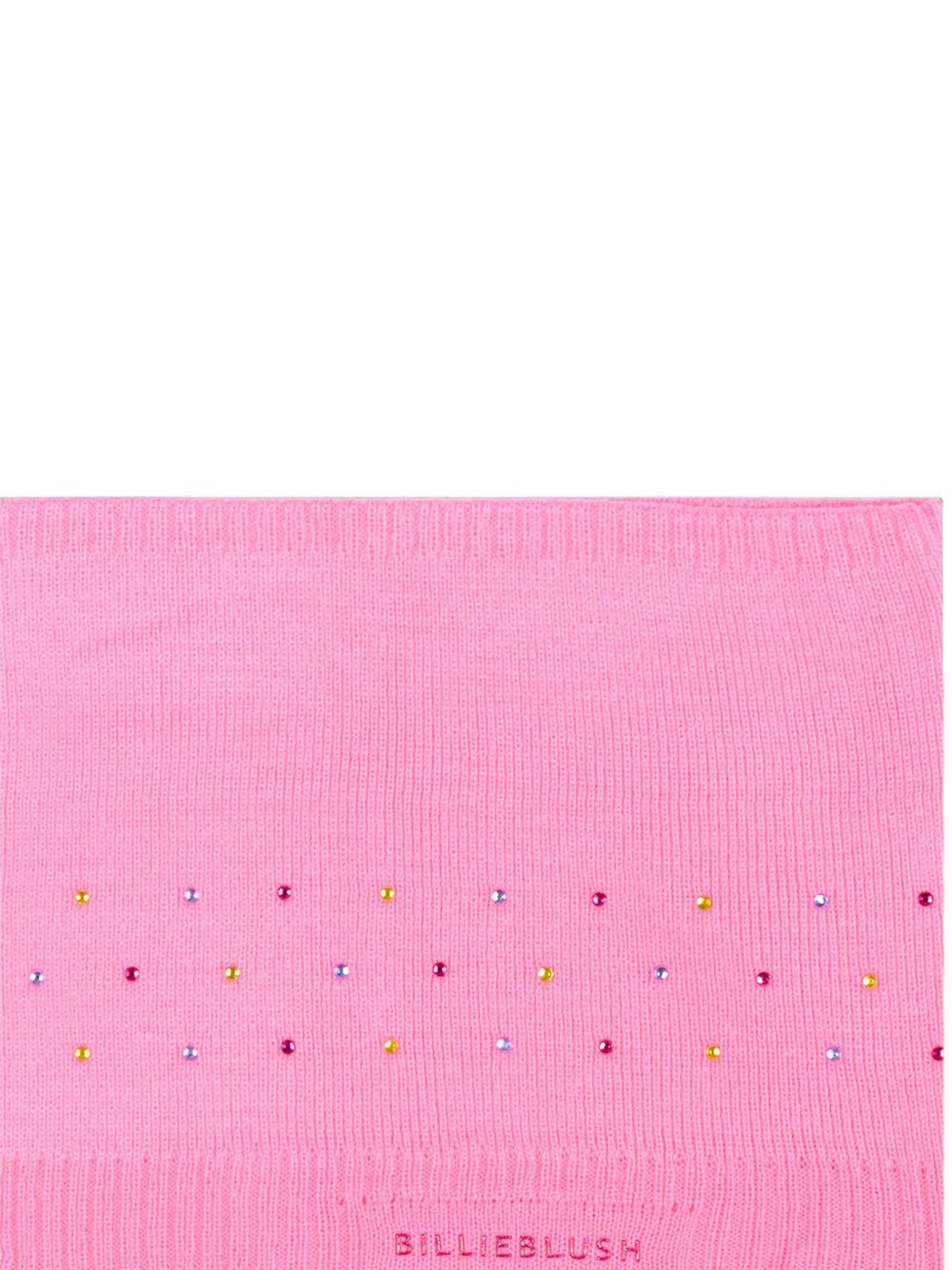 Scaldacollo per bambina Billieblush Kids rosa con decorazione in cristalli U22518 47A BILLIEBLUSH KIDS