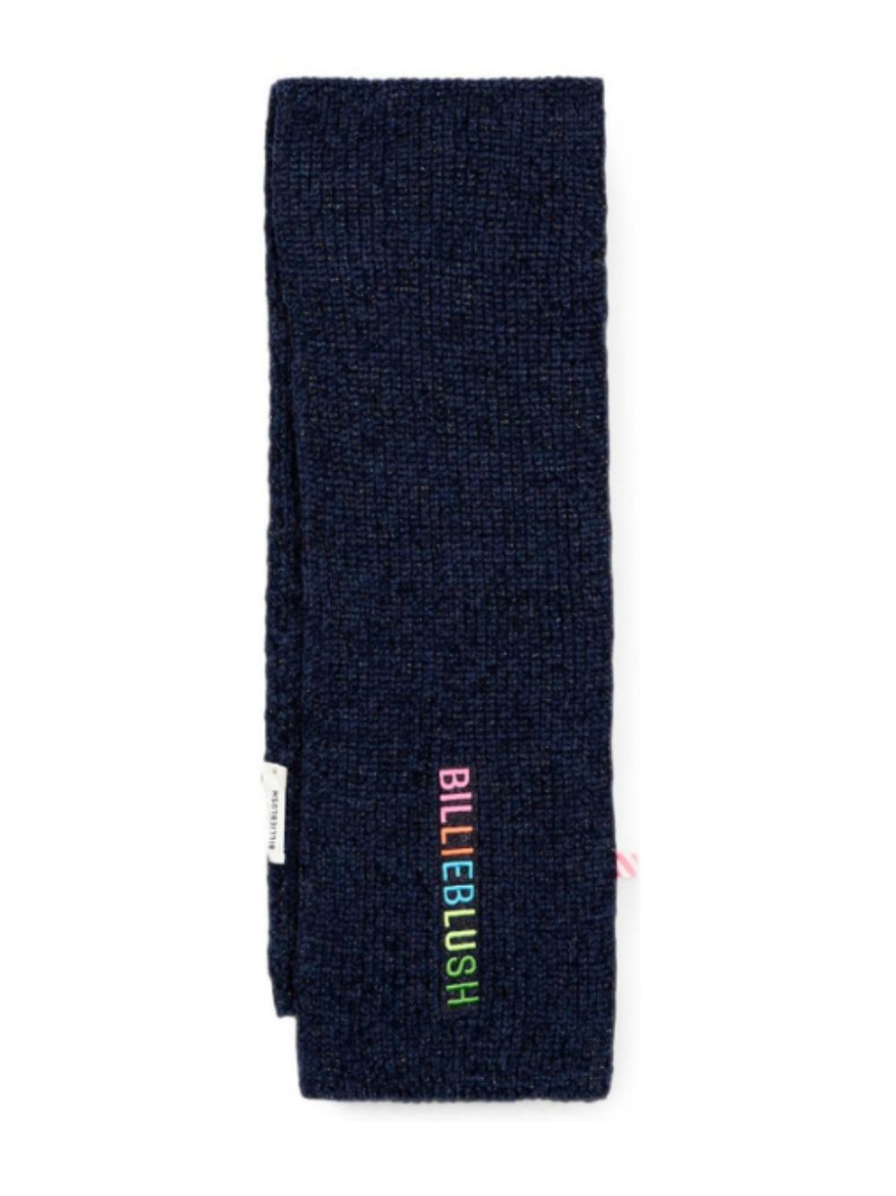 Sciarpa per bambina Billieblush Kids blu con logo ricamato U22519 85T BILLIEBLUSH KIDS