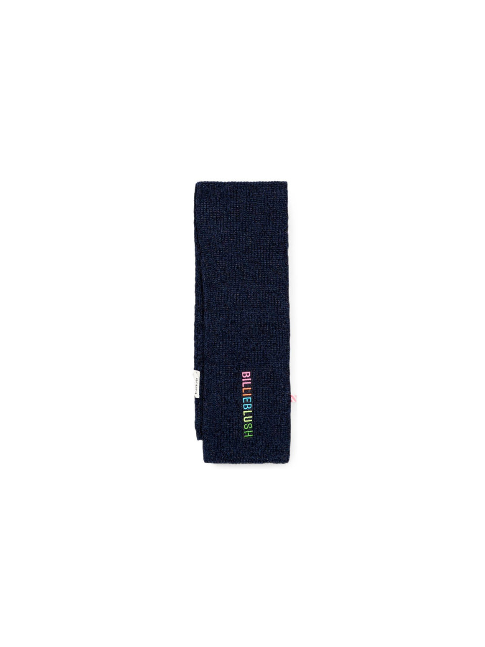Sciarpa per bambina Billieblush Kids blu con logo ricamato U22519 85T BILLIEBLUSH KIDS