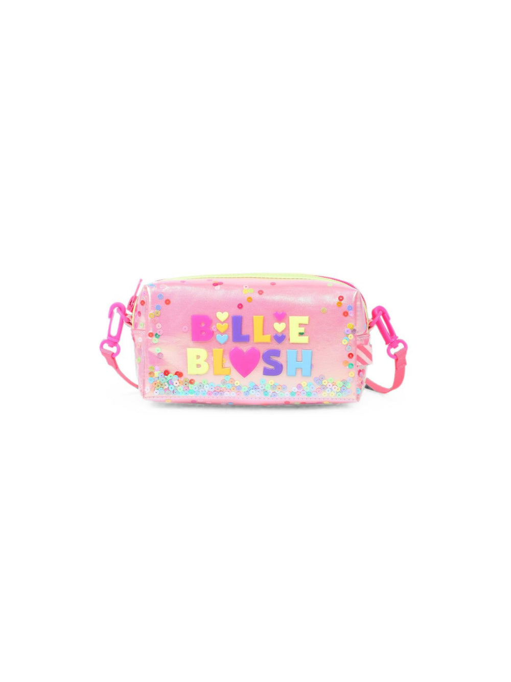 Borsa a spalla per bambina Billieblush Kids rosa con effetto iridescente U22528 47A BILLIEBLUSH KIDS