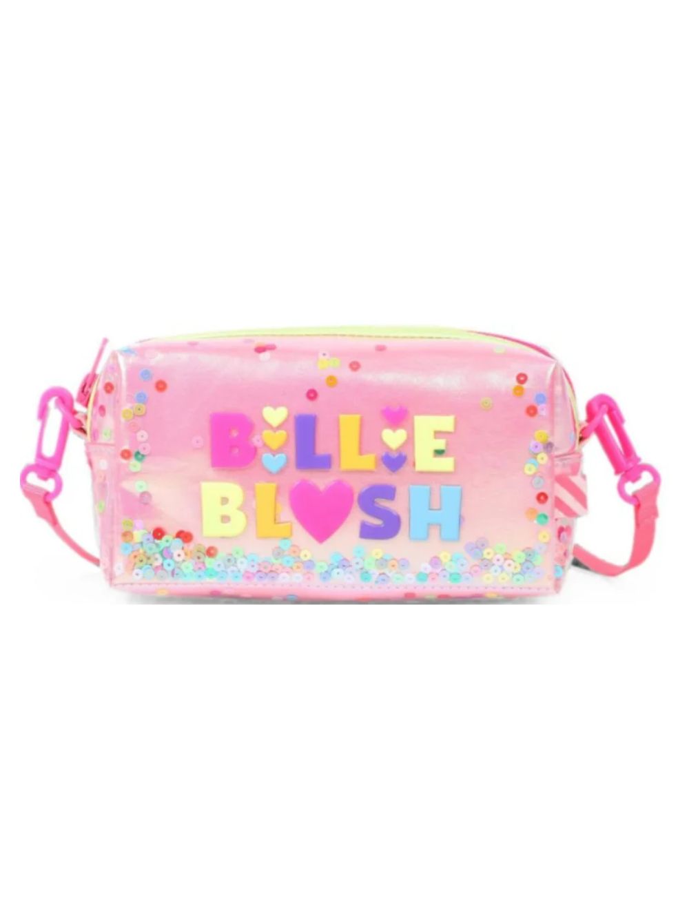 Borsa a spalla per bambina Billieblush Kids rosa con effetto iridescente U22528 47A BILLIEBLUSH KIDS