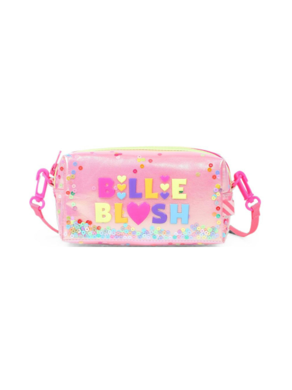 Borsa a spalla per bambina Billieblush Kids rosa con effetto iridescente U22528 47A BILLIEBLUSH KIDS