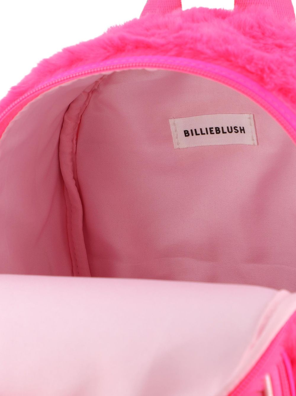 Zaino per bambina Billieblush Kids fucsia con rifinitura in pelliccia sintetica U22534 47A BILLIEBLUSH KIDS