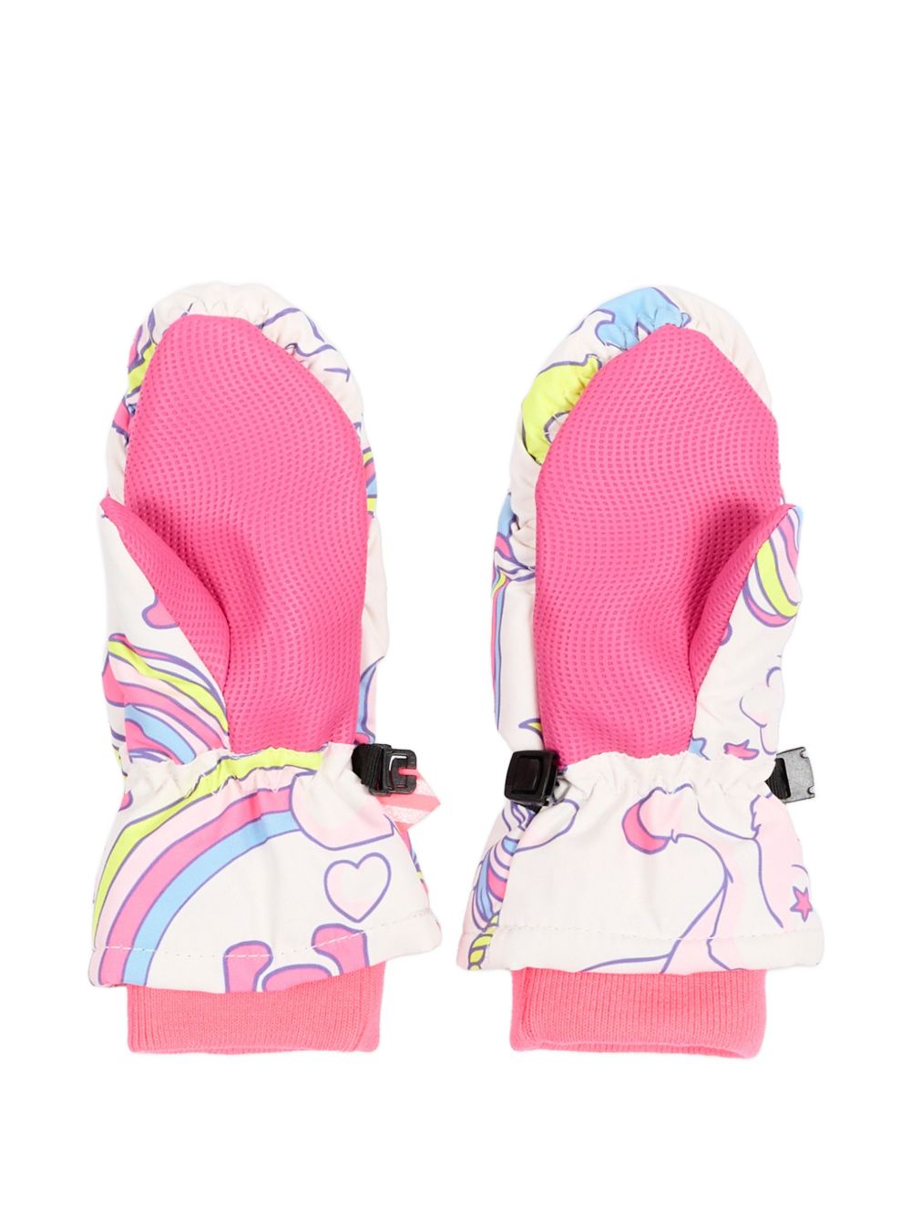 Guanti per bambina Billieblush Kids bianchi con stampa unicorno all-over U22542 47A BILLIEBLUSH KIDS