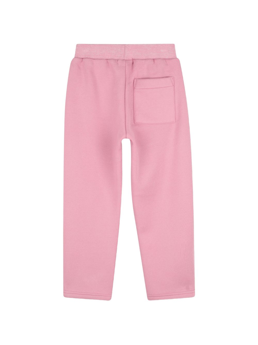 Pantaloni per bambina Billieblush Kids rosa con motivo a cuore con paillettes U22566 48X BILLIEBLUSH KIDS