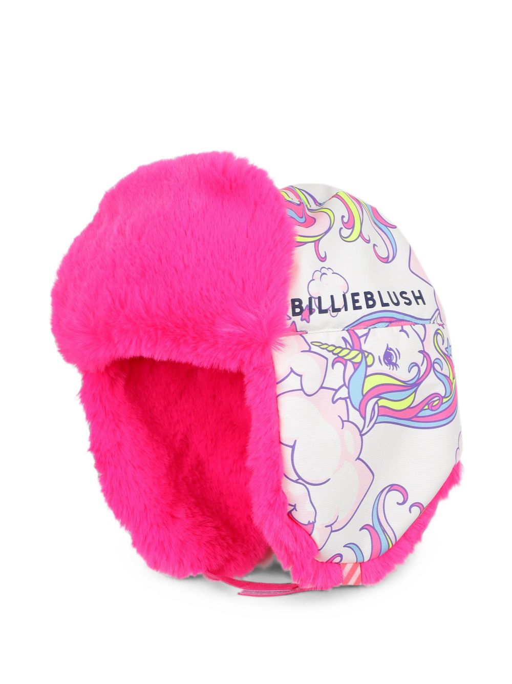 Cappello per bambina Billieblush bianco con stampa unicorno U22608 47A BILLIEBLUSH KIDS