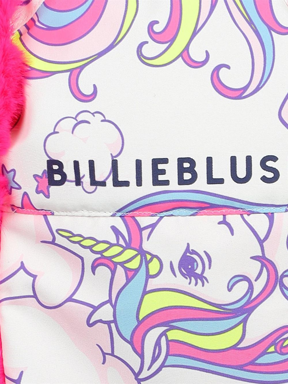 Cappello per bambina Billieblush bianco con stampa unicorno U22608 47A BILLIEBLUSH KIDS