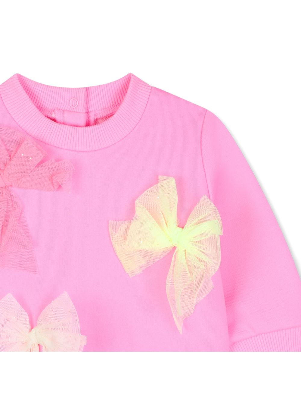 Set felpa e leggings per neonata Billieblush Kids rosa con fiocco U22613 462 BILLIEBLUSH KIDS