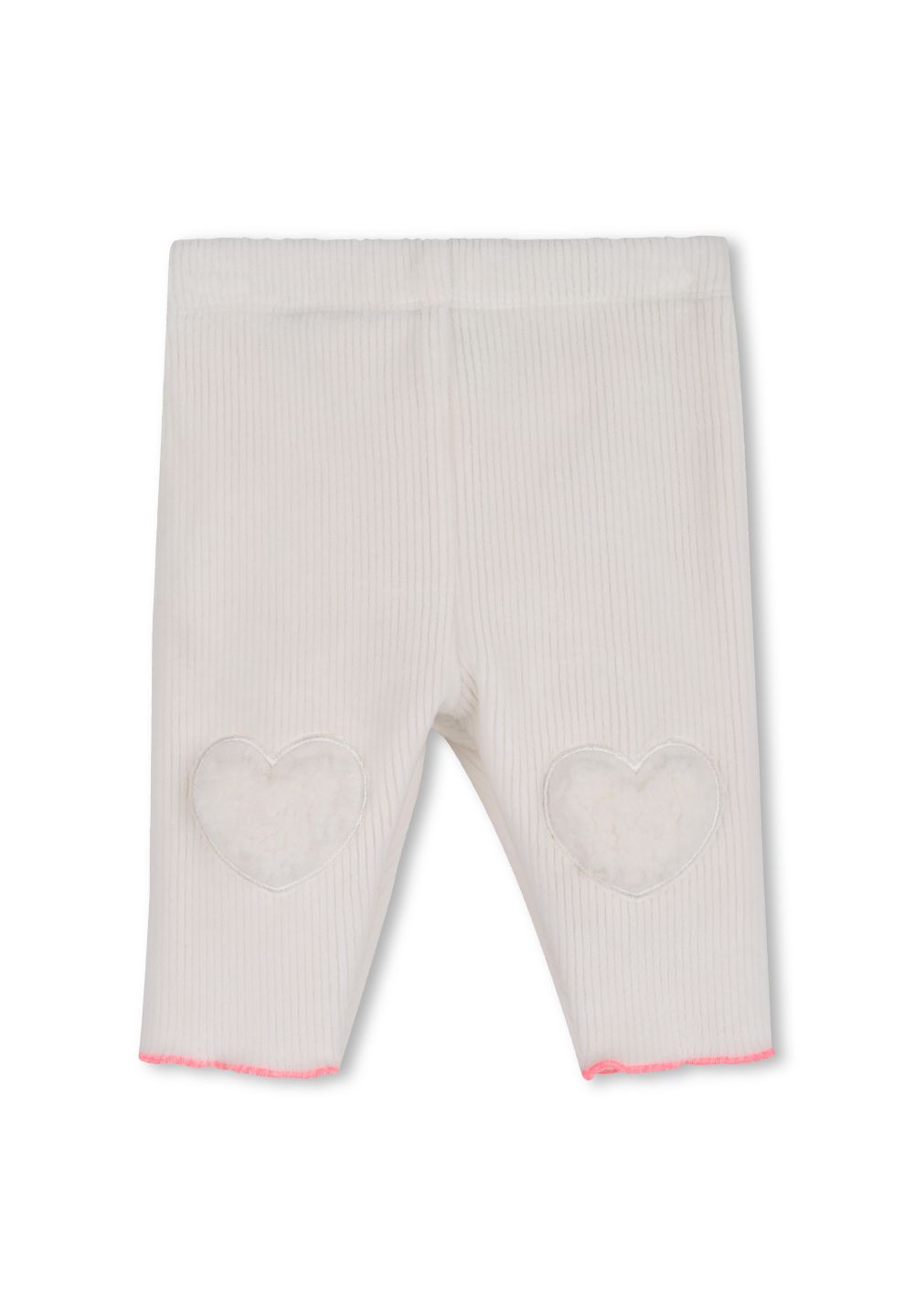 Set maglione e pantaloni per neonata Billieblush bianco con applicazione U22616 121 BILLIEBLUSH KIDS