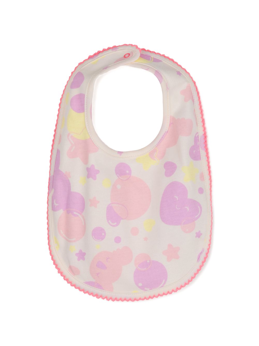 Set pigiama e bavaglino per neonata Billieblush rosa con stampa grafica U22620 475 BILLIEBLUSH KIDS