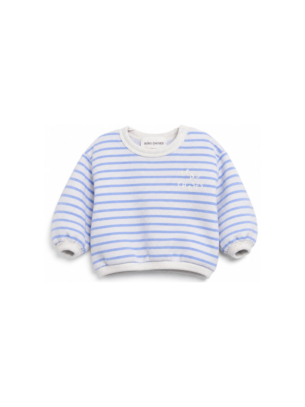 Felpa per neonato Bobo Choses Kids multicolore con logo ricamato B226AB012 051 BOBO CHOSES KIDS