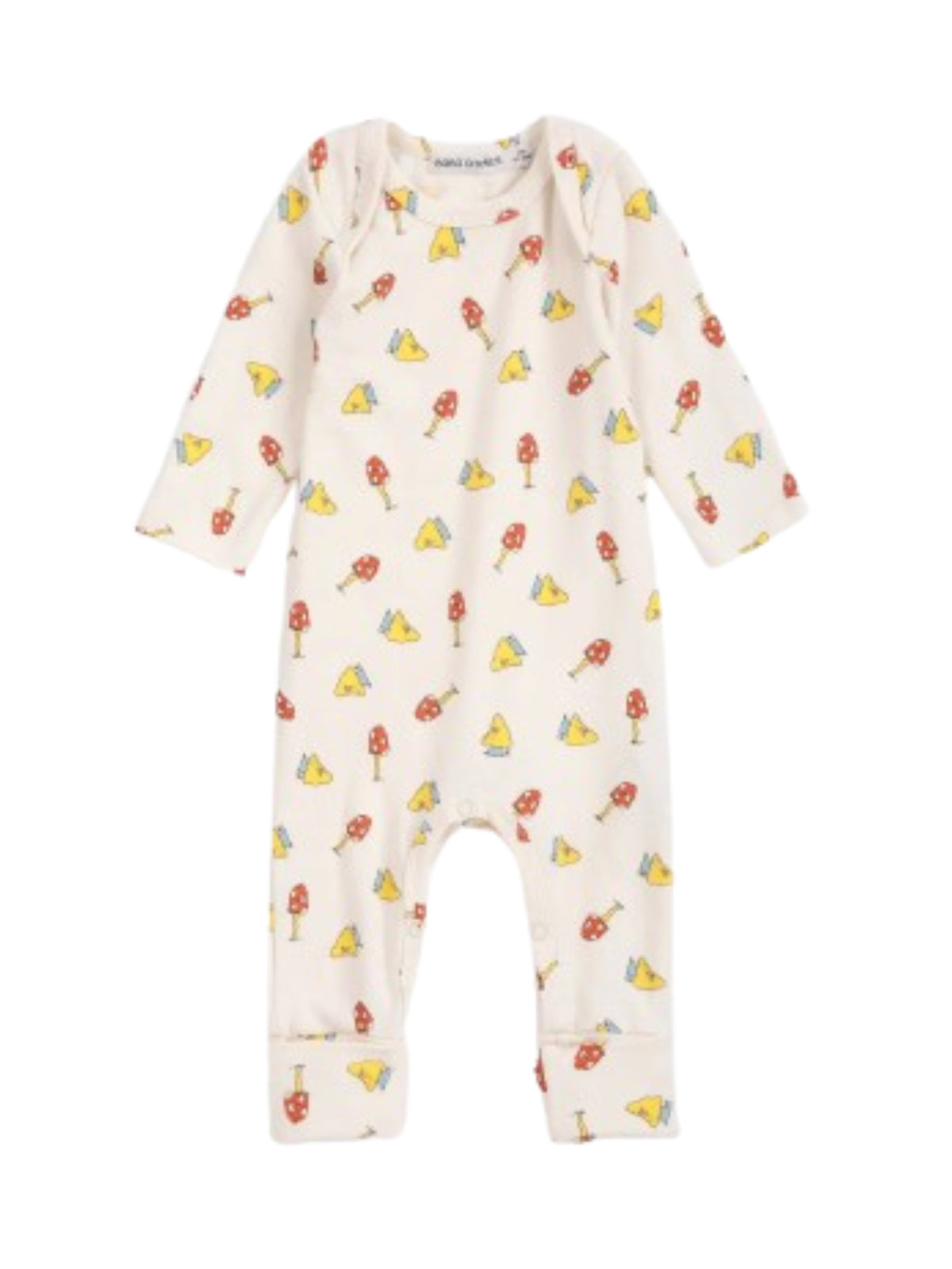 Set tutina cappellino e copertina per neonati Bobo Choses Kids bianco con stampa grafica all-over B226AB024 199 BOBO CHOSES KIDS