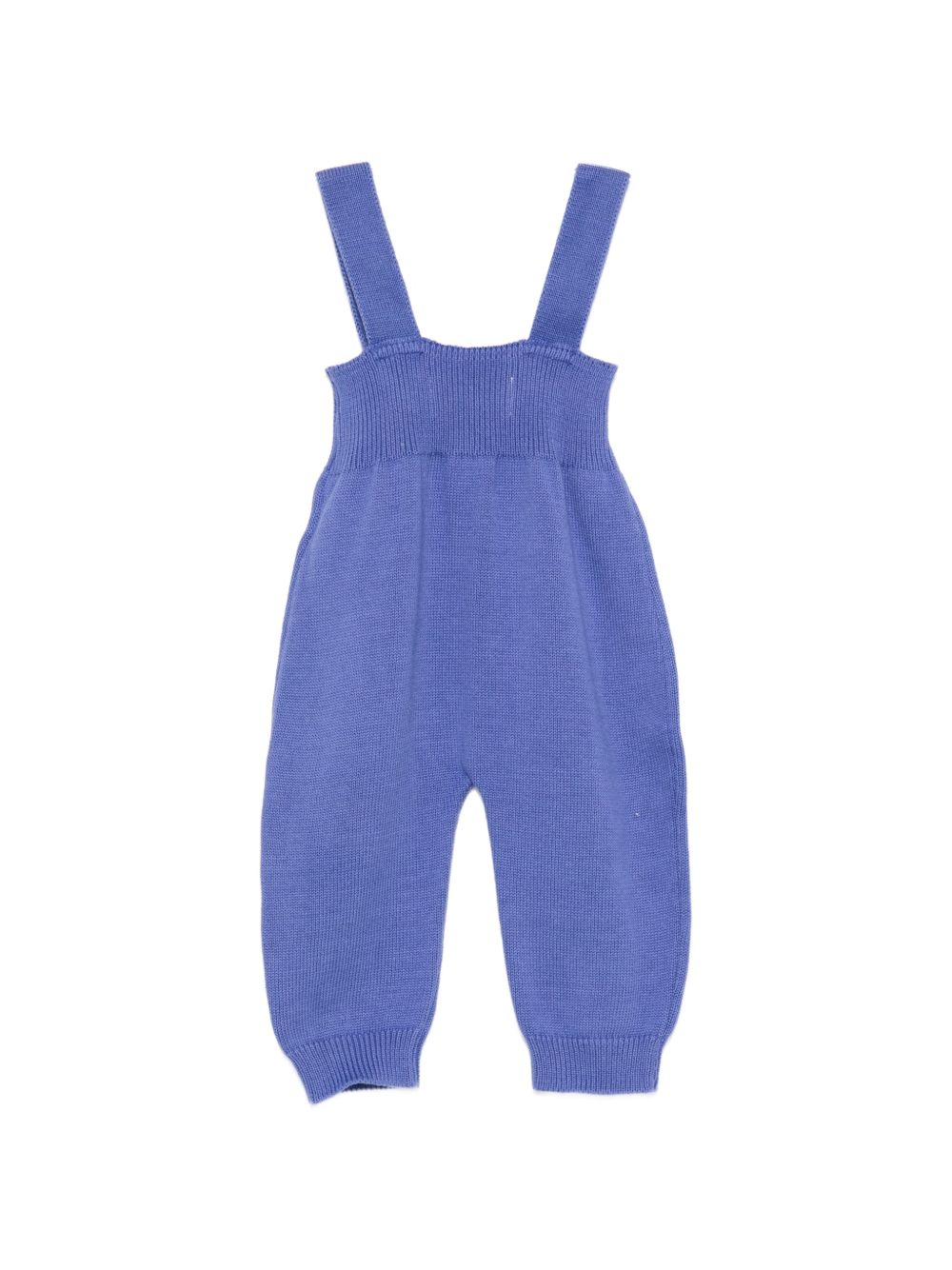 Salopette per neonato Bobo Choses Kids blu con ricamo floreale B226AB031 511 BOBO CHOSES KIDS