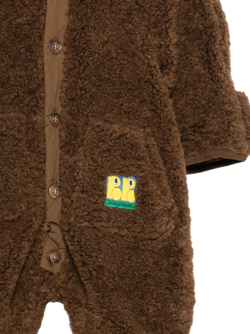 Tutina per neonato Bobo Choses Kids marrone con cappuccio B226AB033 201 BOBO CHOSES KIDS
