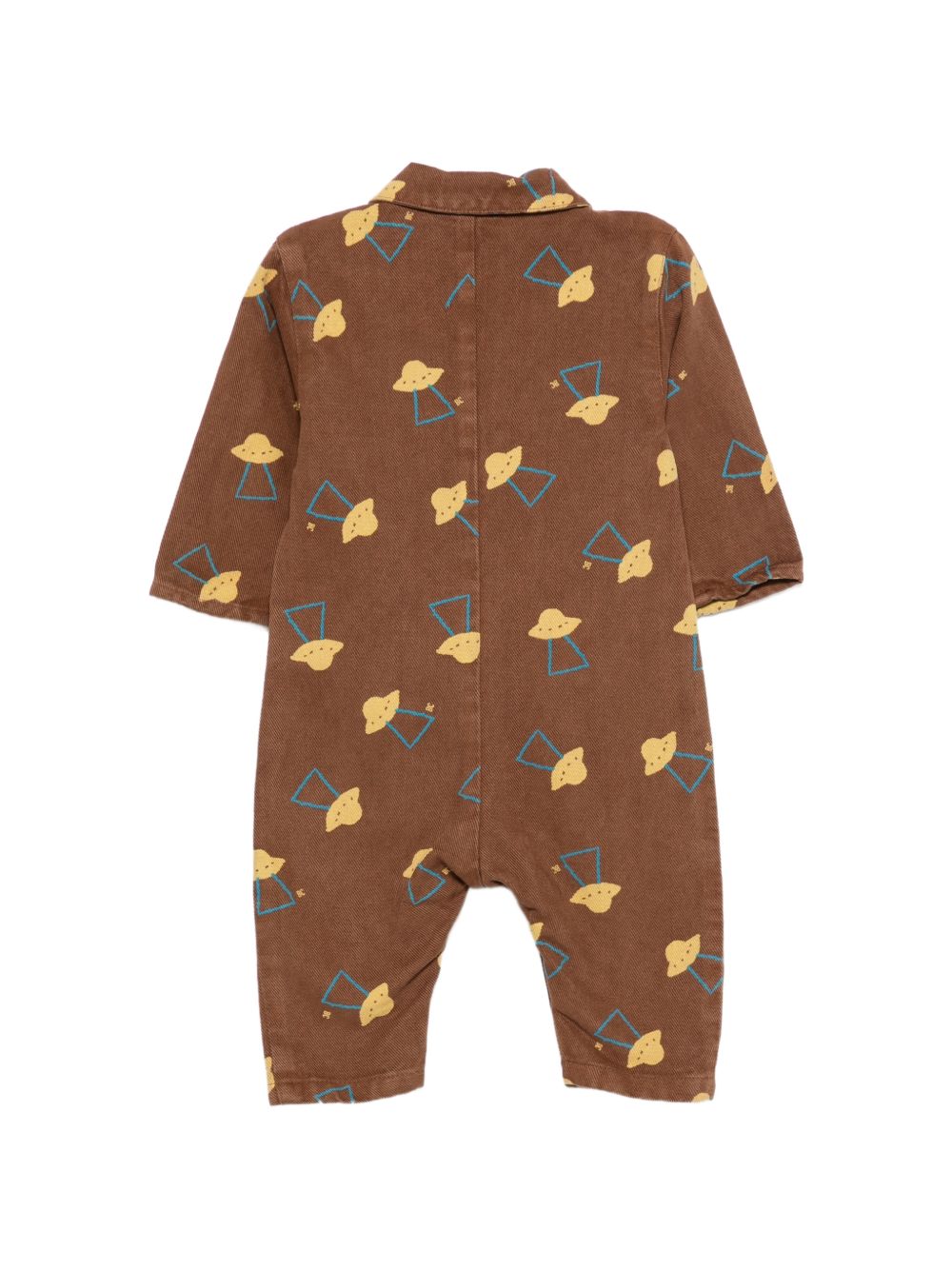 Tutine per neonato Bobo Choses Kids marrone con stampa ufo all-over B226AB086 211 BOBO CHOSES KIDS