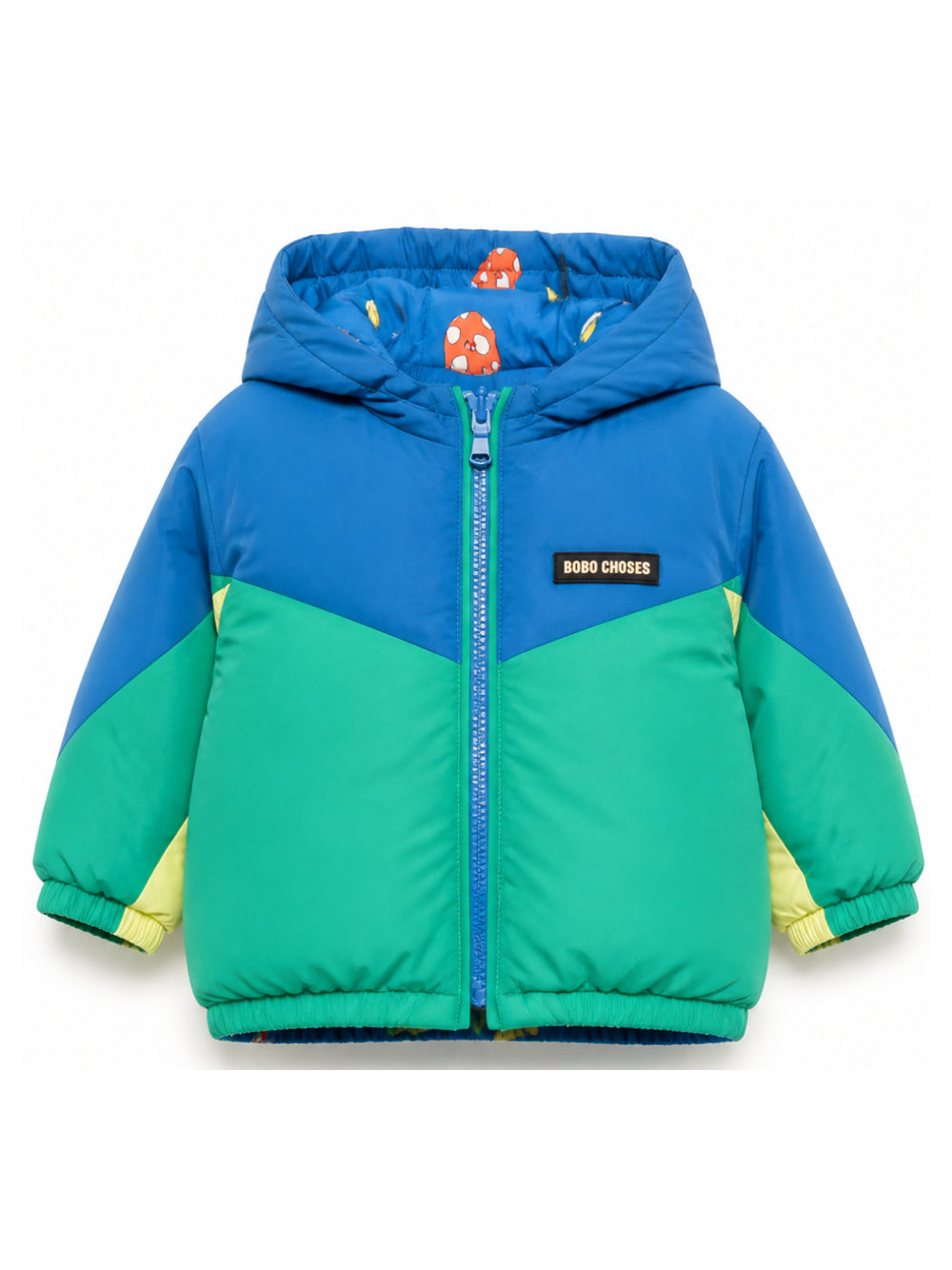 Giubbino per neonato Bobo Choses Kids multicolore con patch logo B226AB096 421 BOBO CHOSES KIDS