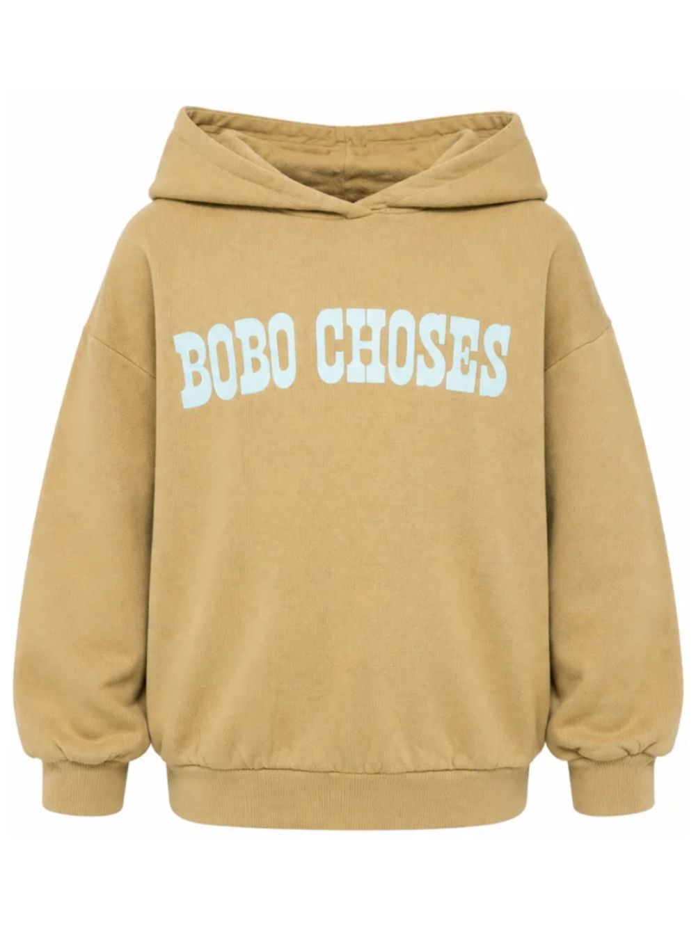 Felpa per bambino Bobo Choses Kids verde con stampa logo sul davanti B226AC048 370 BOBO CHOSES KIDS