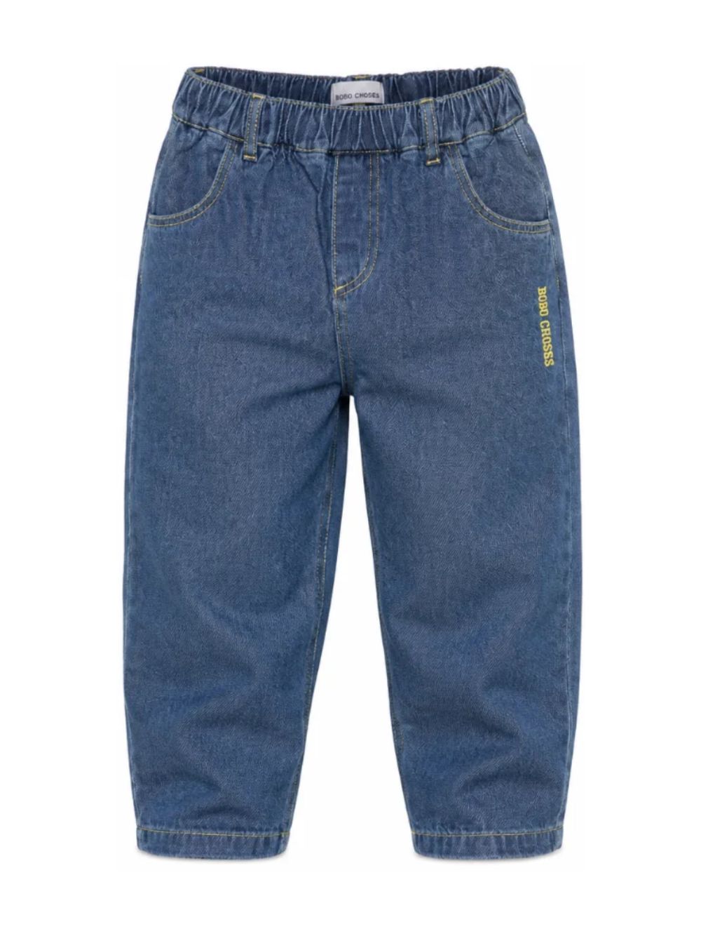 Jeans per bambino Bobo Choses Kids blu con elastico in vita B226AC073 401 BOBO CHOSES KIDS