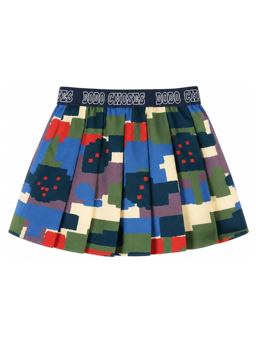 Gonna plissettata per bambina Bobo Choses multicolore con motivo Paint Forest B226AC077 991 BOBO CHOSES KIDS