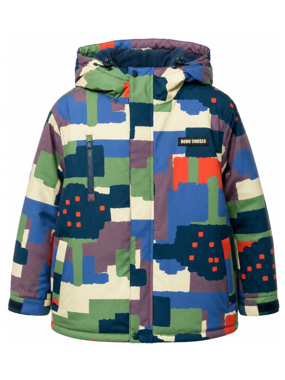 Giubbino per bambino Bobo Chose Kids multicolor stampa astratta B226AC106 991 BOBO CHOSES KIDS