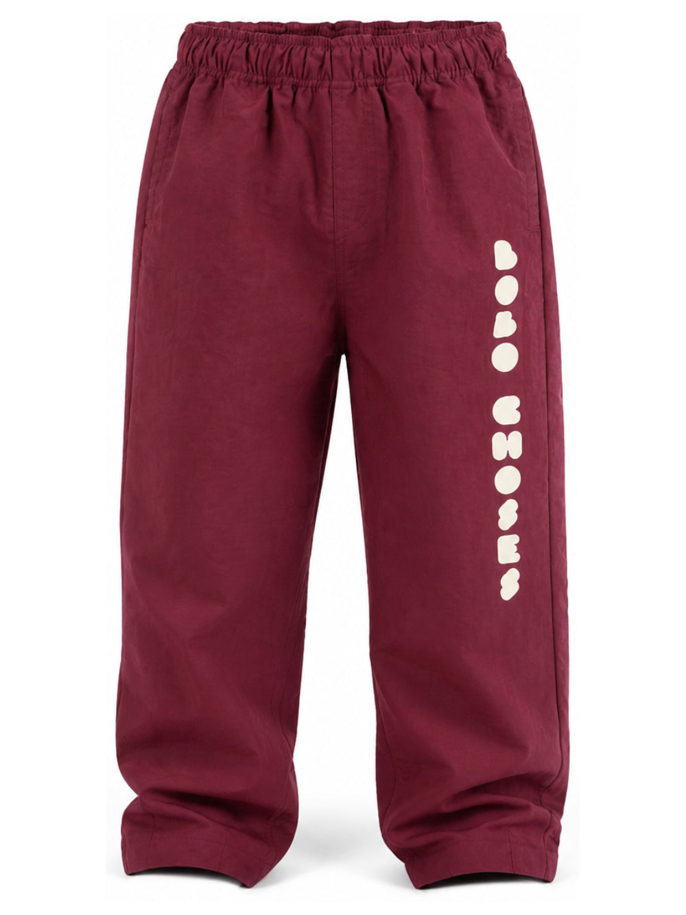 Pantaloni sportivi per bambino Bobo Choses borgogna con logo B226AC121 641 BOBO CHOSES KIDS
