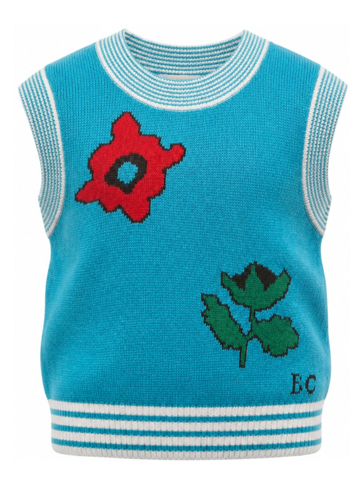 Gilet per bambino Bobo Choses Kids turchese senza maniche B226AC132 421 BOBO CHOSES KIDS