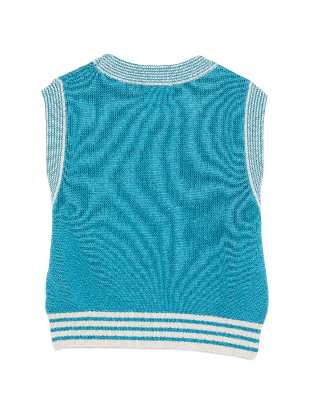 Gilet per bambino Bobo Choses Kids turchese senza maniche B226AC132 421 BOBO CHOSES KIDS