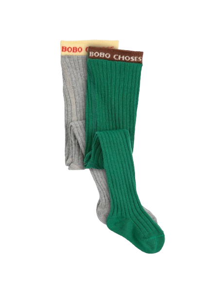 Set due paia di calzini per neonati Bobo Choses Kids multicolore con logo ricamato B226AH005 311 BOBO CHOSES KIDS