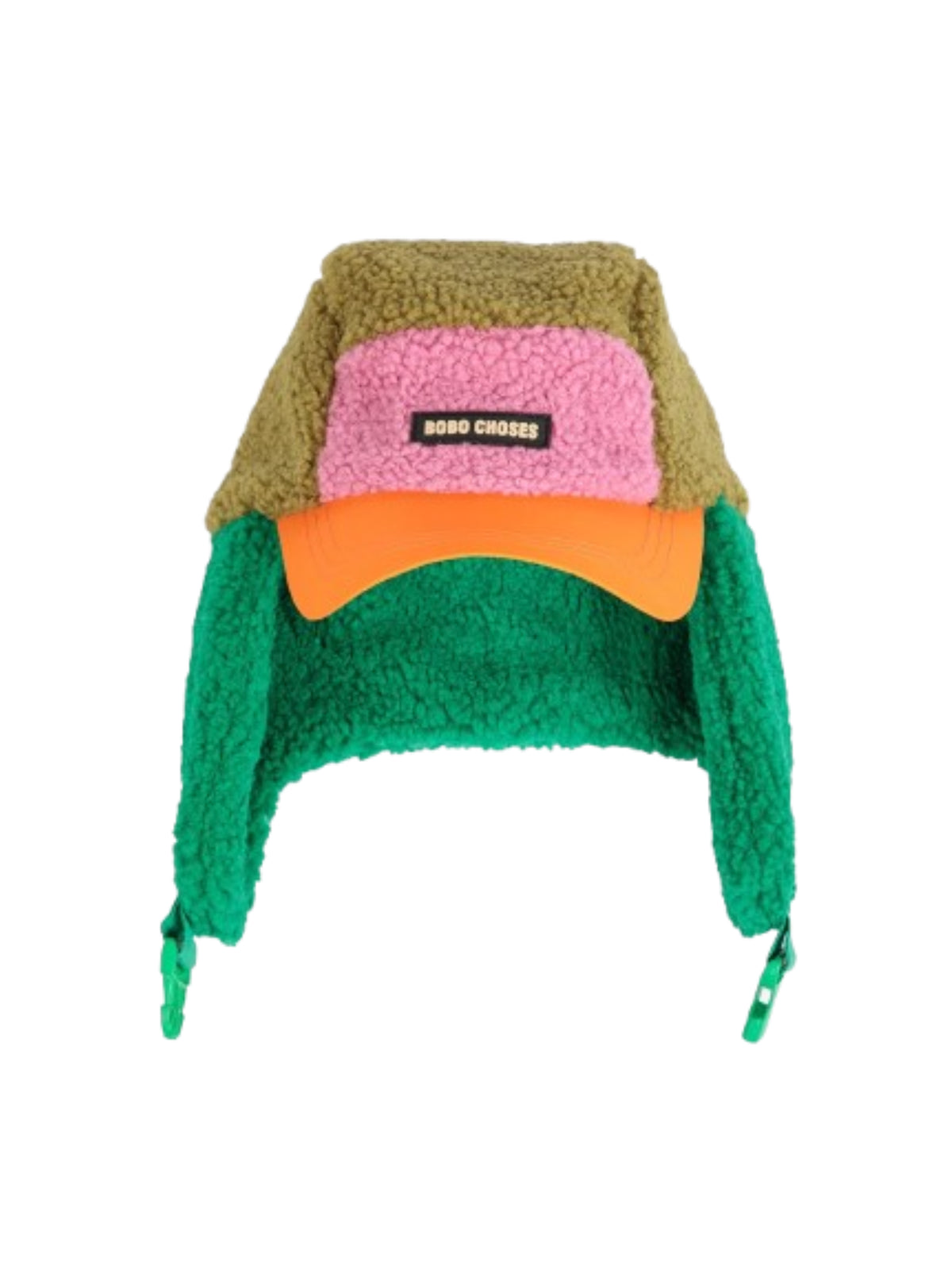 Cappello per bambina Bobo Choses Kids multicolore con finitura in shearling B226AI031 311 BOBO CHOSES KIDS