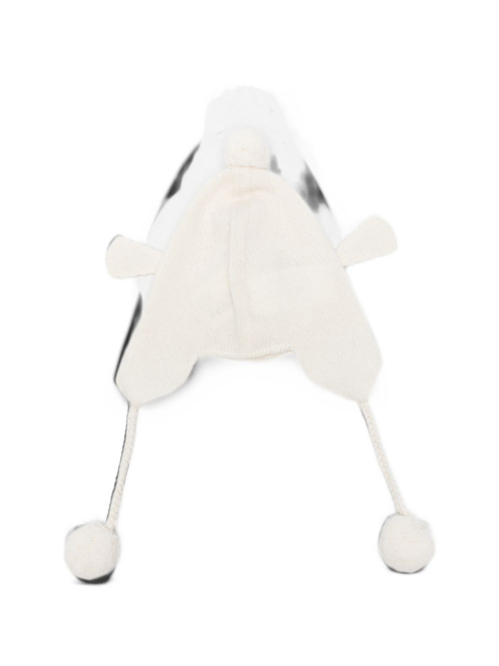 Cappello per neonato Bonpoint Kids bianco con ricamo a forma di viso animale N06ZACK00005 002 BONPOINT KIDS