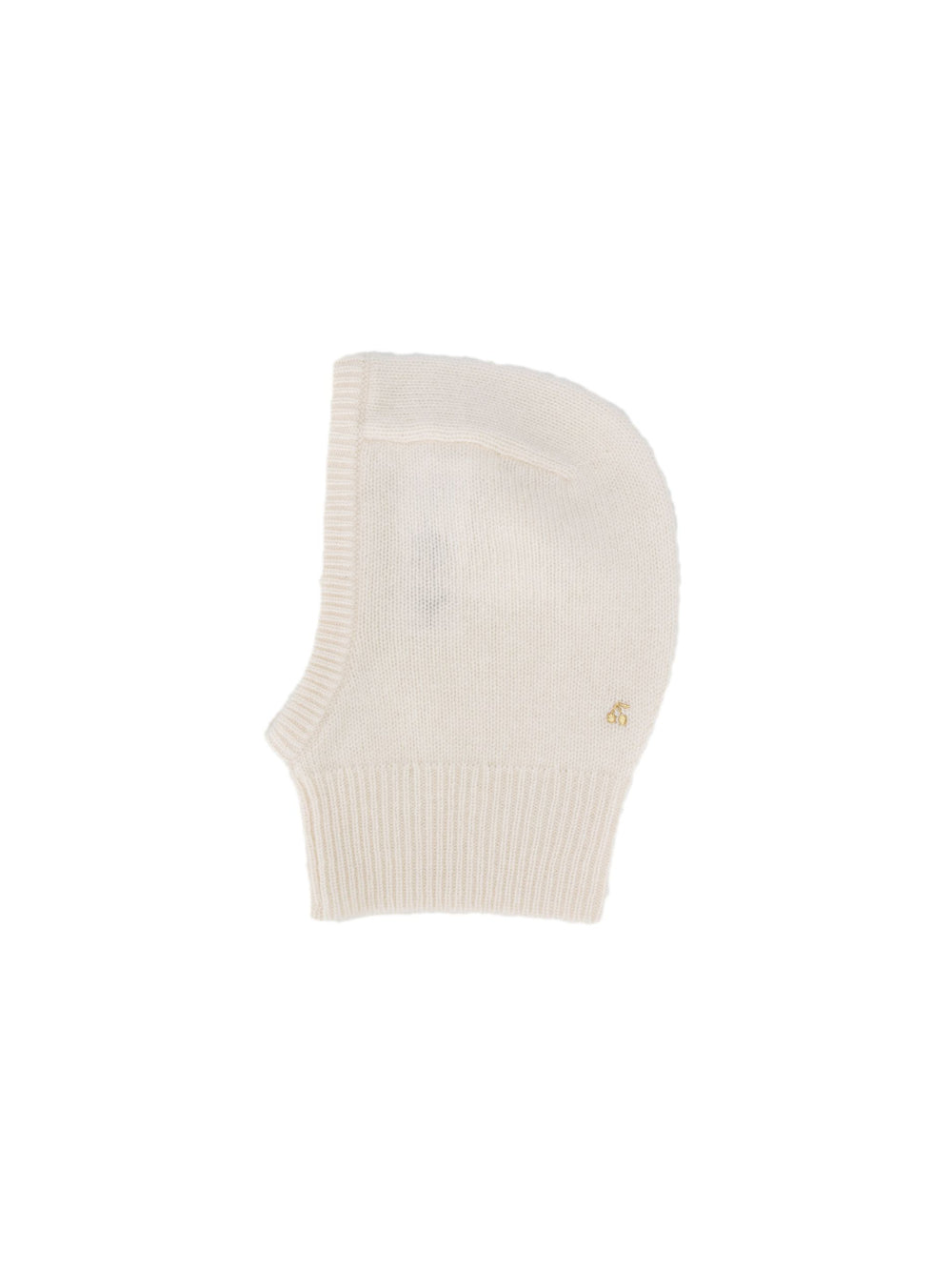 Passamontagna per neonati Bonpoint Kids bianco con logo ricamato PEBDA2025BO 002 BONPOINT KIDS