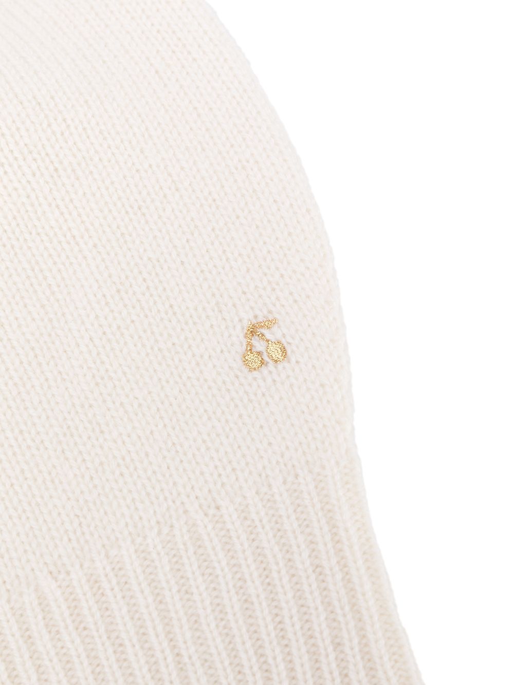 Passamontagna per neonati Bonpoint Kids bianco con logo ricamato PEBDA2025BO 002 BONPOINT KIDS