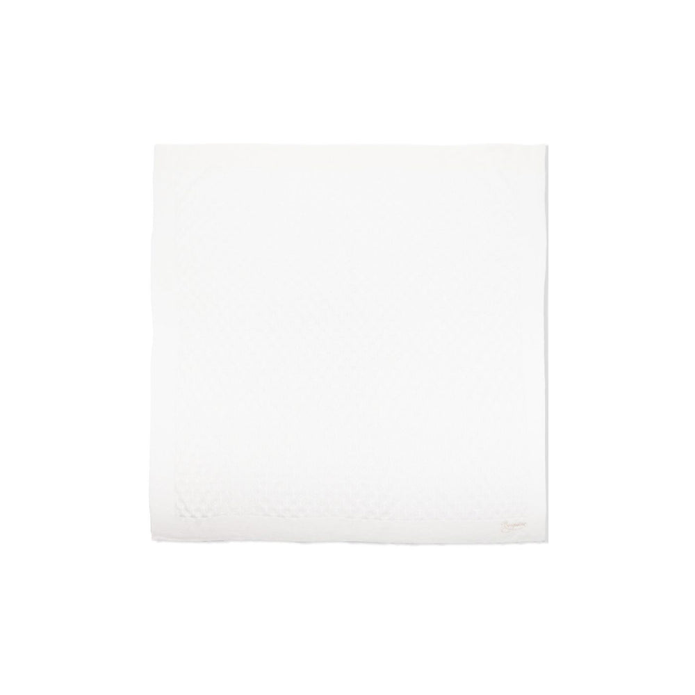 Coperta per neonati Bonpoint Kids bianca opaca con effetto a nido d'ape PEBDA2047CO 002 BONPOINT KIDS